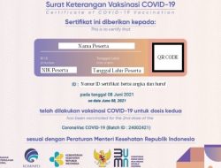 Tak Usah Pakai Aplikasi, Begini Cara Mudah Download Sertifikat Vaksin