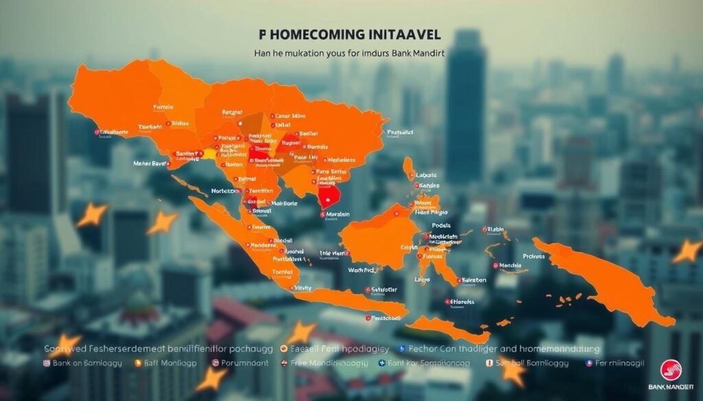 Daftar Kota Tujuan Bank Mandiri Mudik Gratis