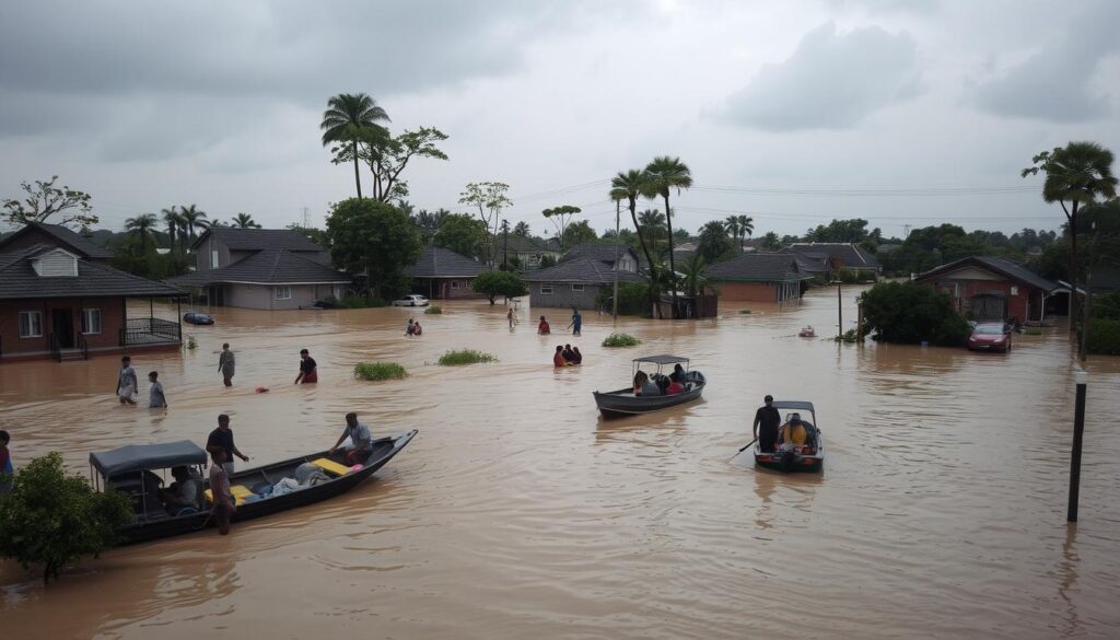 Dampak banjir terhadap masyarakat