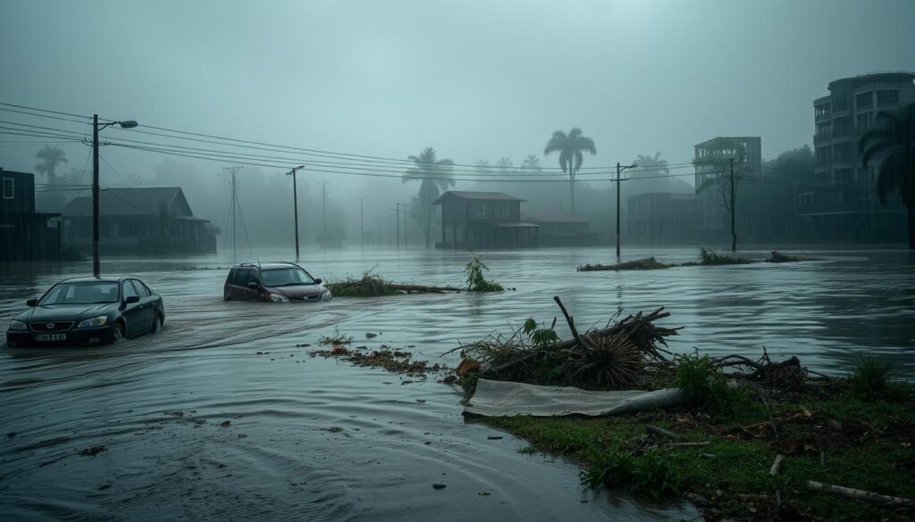 Ilustrasi banjir di Puncak Bogor