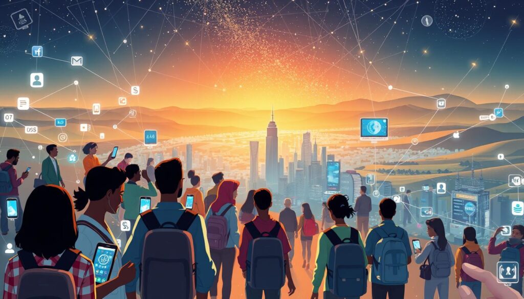 Ilustrasi migrasi di era digital