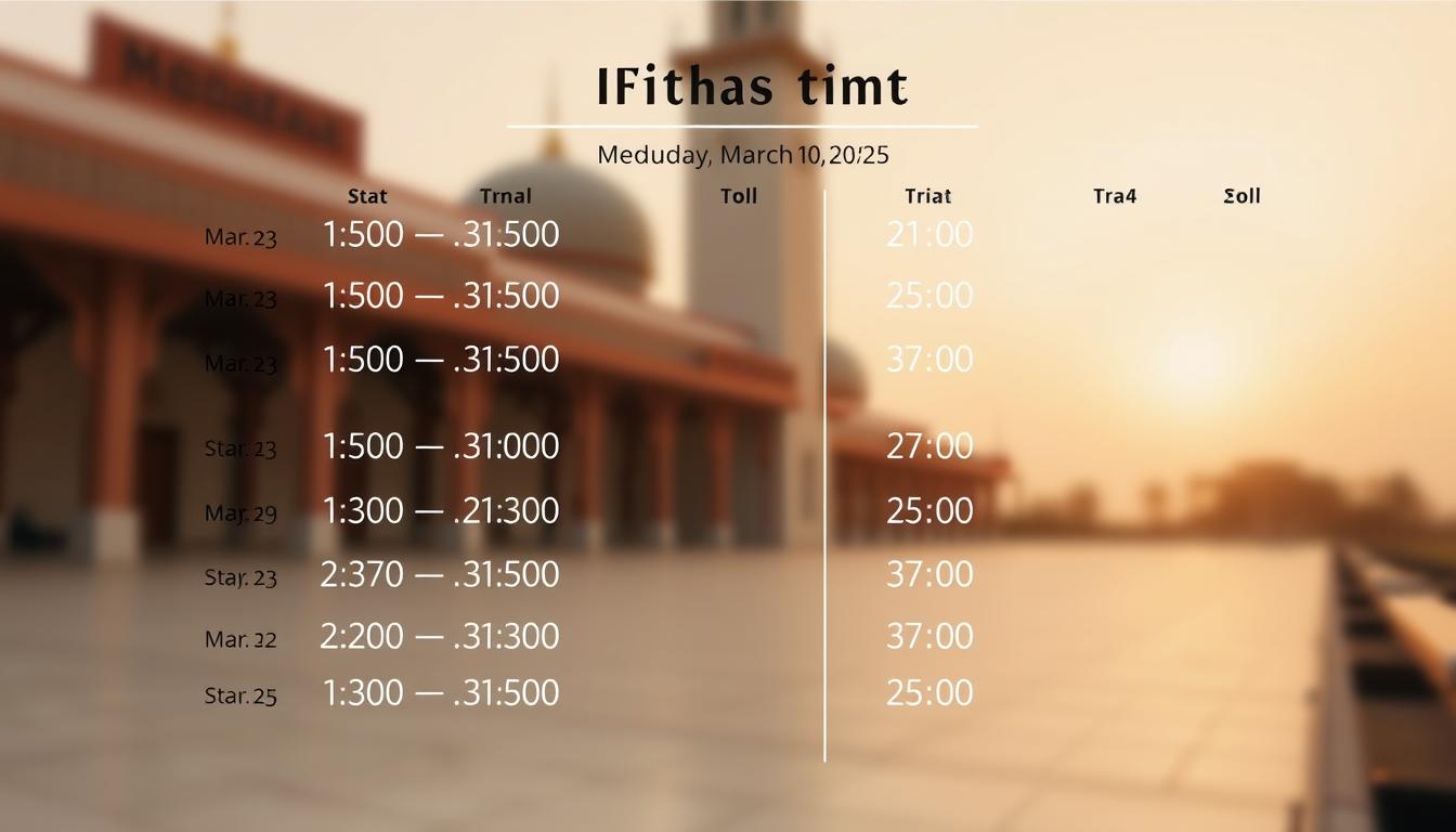 Jadwal Buka Puasa Medan Hari Ini, Senin 10 Maret 2025