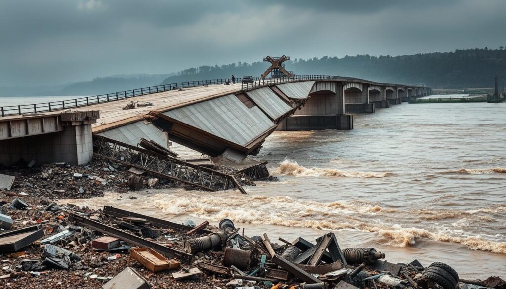 Jembatan ambruk