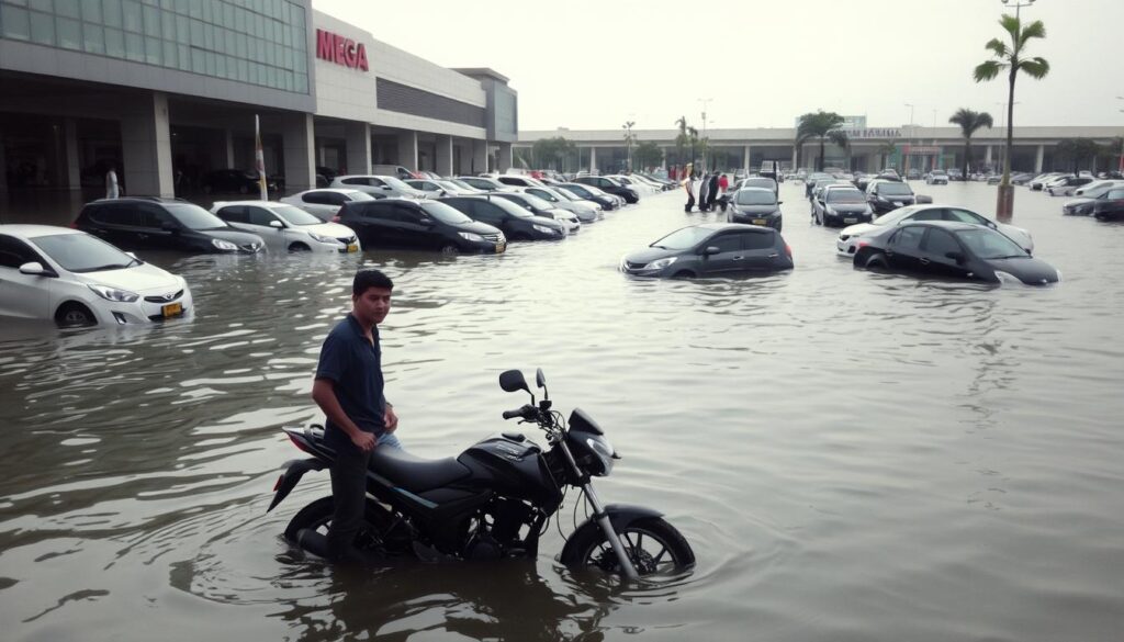 Pemilik Ikhlas Motor Terendam Banjir di Mal Mega Bekasi: Mau Gimana Lagi?