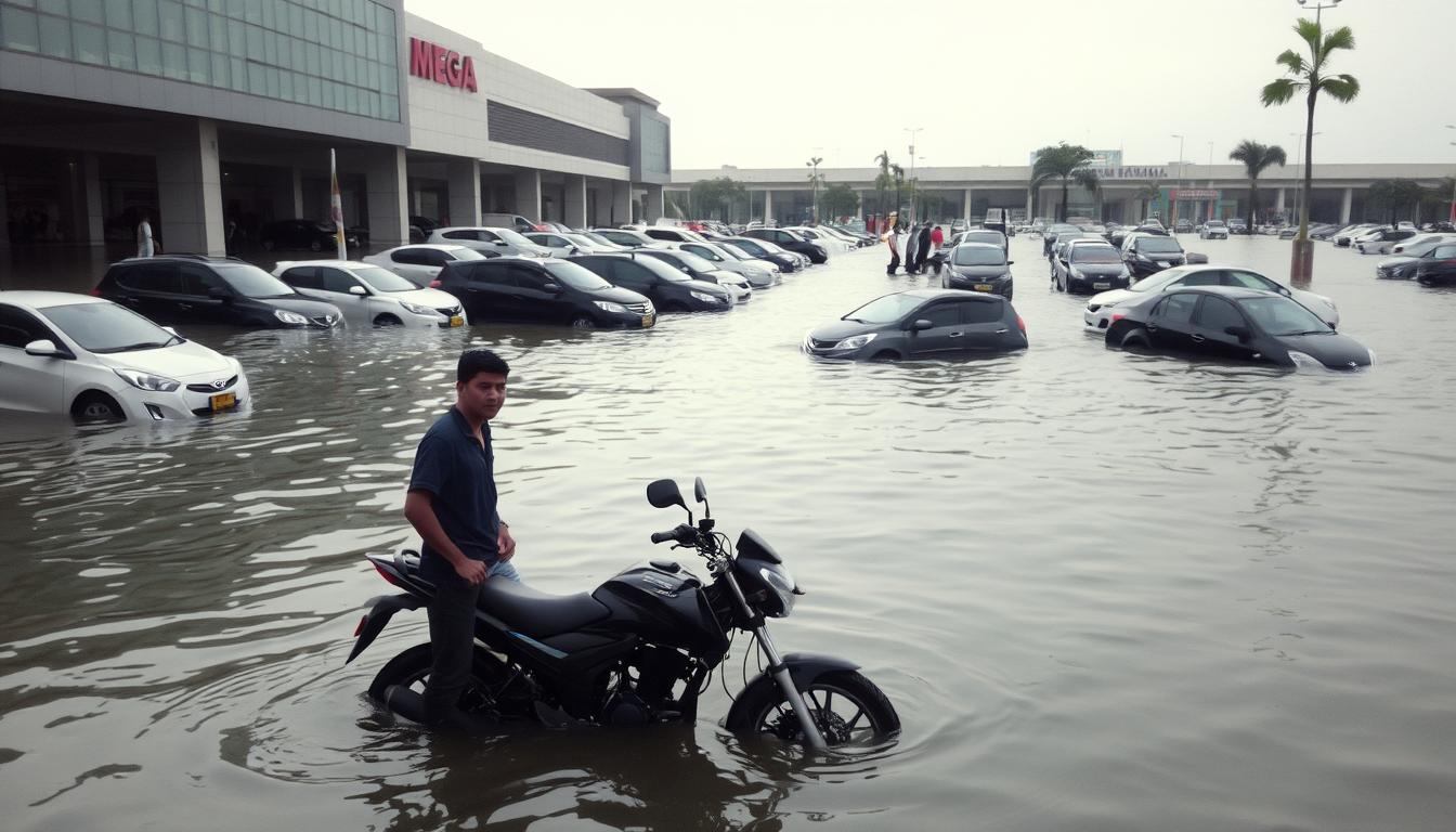 Pemilik Ikhlas Motor Terendam Banjir di Mal Mega Bekasi: Mau Gimana Lagi?