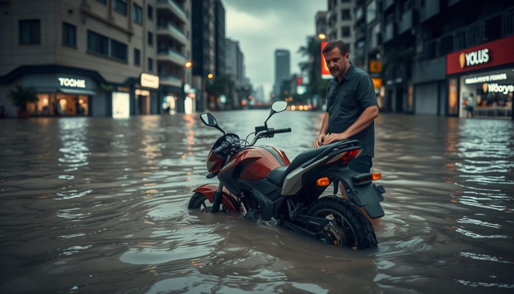 Pemilik Motor Terendam Banjir