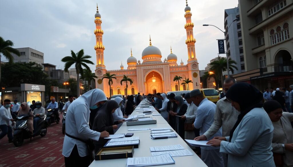 Pendaftaran I'tikaf di Masjid Istiqlal