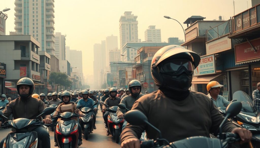 Perlindungan kerja Ojol di negara lain