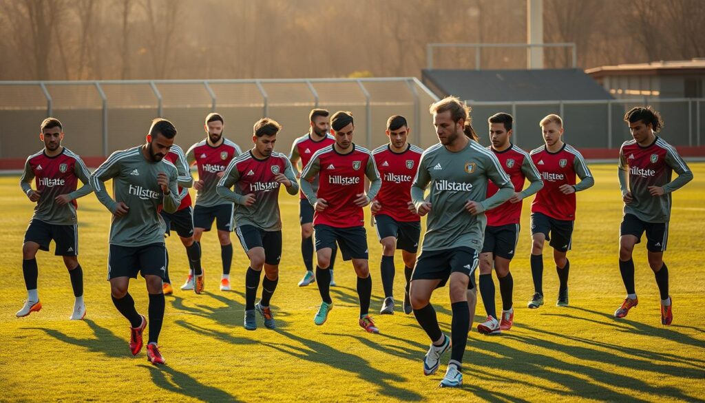 latihan intensif tim Hillstate