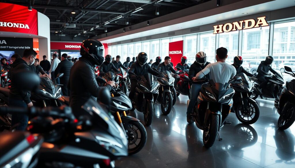 penjualan motor Honda