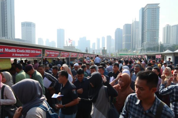 Tiket Mudik Gratis 2025 Diserbu Ribuan Pendaftar dalam 3 Jam