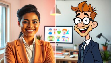 cara bikin foto jadi kartun