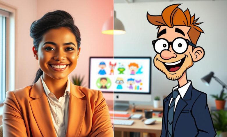 cara bikin foto jadi kartun