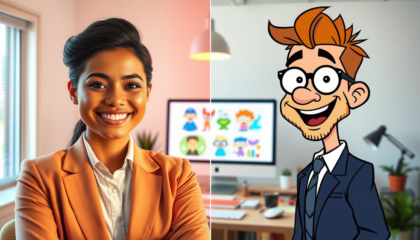 cara bikin foto jadi kartun